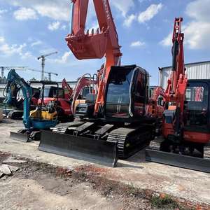 Excavadora de Orugas Usada Hitachi EX 120 de 12 Toneladas, Original de Japón, en Oferta, con Motor Original - Product Image 3