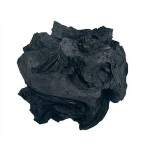 Charbon de bois noir naturel en morceaux pour barbecue, grillades, camping et cuisine - Product Image 1