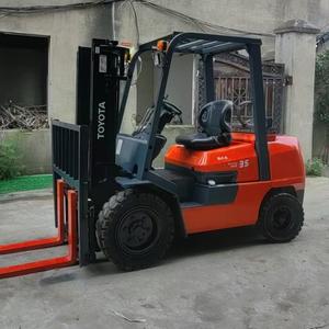 Used for FD35 LPG Forklift with Hydraulic <b>Side</b> Shifter and Two Stage Mast for Sale in Japan - Product Image 5