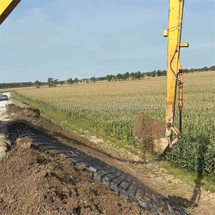 Grondrooster Polyethyleen Honingraat Geocell Hdpe Permeabele Straatstenen