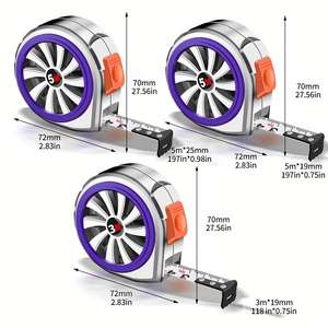 WOOK Ruban de mesure personnalisé en métal creux de marque métrique 3m 5m 7.5m Ruban de mesure personnalisé en acier rétractable étanche - Product Image 3