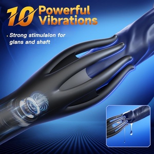 Nam masturbator nam quan hệ tình dục đồ chơi với 10 mạnh mẽ Mens dương vật đào tạo Vibrator stroker masturbators <span class=keywords><strong>360</strong></span> đào tạo bọc gay - Product Image 4