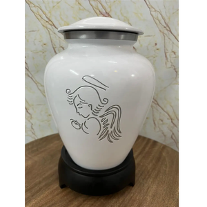 Urne de crémation en laiton exclusivement conçue par le fabricant indien, urne en métal pour cendres pour adultes la plus vendue, américaine pour fournitures funéraires - Product Image 5