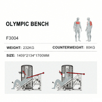 WENDY Équipement de musculation commercial, Machine de musculation Olympique Decline, Équipement de gym haut de gamme, Banc d'exercices, Machine Olympique Decline