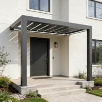 Voile de protection rétractable haut de gamme Tingmeihaoting en aluminium, résistant aux intempéries, pour pergola de villa, directement de l'usine