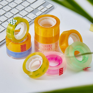 12Mm 15Mm 18Mm Nhỏ Siêu Trong Suốt Bopp Tự Dính Xé Văn Phòng Sinh Viên Văn Phòng Phẩm Băng - Product Image 6