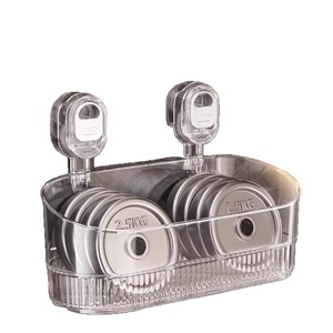 <span class=keywords><strong>Étagère</strong></span> murale à ventouse pour <span class=keywords><strong>salle</strong></span> <span class=keywords><strong>de</strong></span> <span class=keywords><strong>bain</strong></span>, 1 niveau, sans perçage, pour cosmétiques, en <span class=keywords><strong>plastique</strong></span>, technique <span class=keywords><strong>de</strong></span> pulvérisation, support <span class=keywords><strong>de</strong></span> rangement mural - Product Image 5