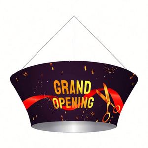 Customized Sky Tube Tapered Hanging <b>Banners</b> Trade Show Custom Hanging <b>Banner</b> Circle Booth Hanging <b>Banners</b> - Product Image 1