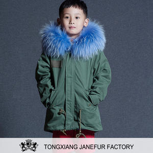 Gros Bébé Véritable Raton Laveur Capuche Enfants Vêtements <span class=keywords><strong>Parka</strong></span> Veste De <span class=keywords><strong>Fourrure</strong></span> Manteau D'hiver Pour Garçon - Product Image 5