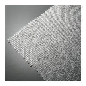 100% Polyester Thread Sewing Stitch Nonwoven Fusible Interlining Fabric For Suits