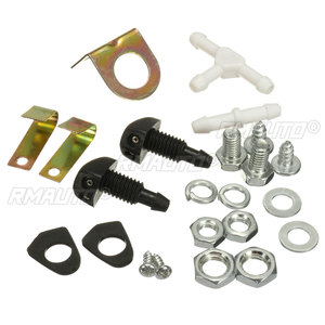 Kit de bomba y depósito de líquido limpiaparabrisas de 12V para coche, con boquilla y interruptor, para limpieza de parabrisas de automóviles, embarcaciones y vehículos marinos - Product Image 5