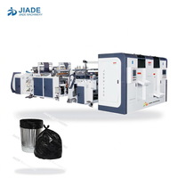 Machine automatique de fabrication de sacs à double soudure étoilée, ligne de production de sacs en plastique haute vitesse