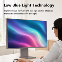 Nouvel écran 27 pouces, résolution 3840x2160, 75 Hz, 300 nits, 100 % sRGB, coque en alliage d'aluminium avec bords fins sur trois côtés