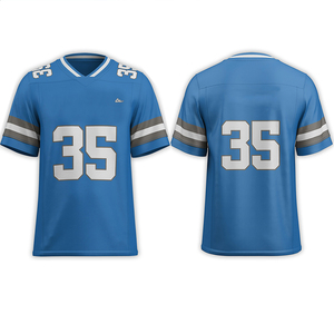 Venta al por Mayor de Camisetas de Fútbol Americano Unisex de Estilo Nuevo, Personalizadas, de Alta Calidad, 100% Poliéster Ecológico - Product Image 1