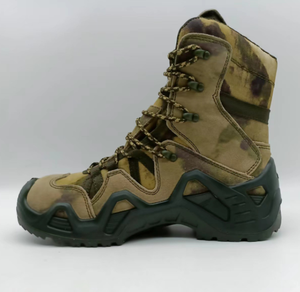 รองเท้าบูททหารลายพรางสีเทา TSB07 ขายส่ง ไซส์ 39 - 46 รุ่น Heavy Duty Ruin Camouflage Tactical Boots - Product Image 1