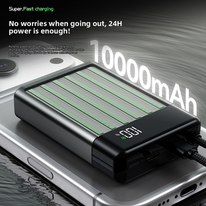 เครื่องชาร์จพกพา พาวเวอร์แบงค์ชาร์จเร็วขนาดเล็ก 22.5W ความจุ 20000mAh สีดำ |   ปลอดภัยสำหรับการเดินทาง พร้อมสายชาร์จ USB-C ในตัว - Product Image 6