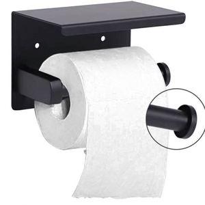 Papier toilette moderne et support de téléphone en acier inoxydable 304 pour salle de bain, rouleau carré, support de téléphone portable pour usage domestique - Product Image 4