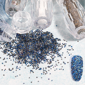 Microcuentas de Pixie para decoración de uñas, cuentas de Caviar de cristal Multicolor de colores, para decoración de uñas en 3D, 3000 Uds. Por botella - Product Image 2