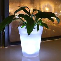 Lampe solaire à LED en forme de Pot de fleurs, luminaire décoratif d'extérieur, éclairage de paysage, idéal pour une cour ou un jardin, v