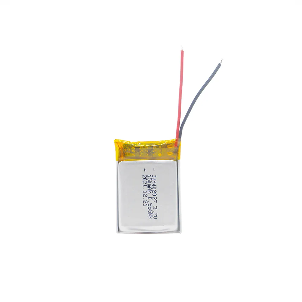 Chinese Factory Good Performance 402027 250mAh High Temperature Lithium Polymer Battery