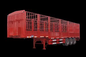 China de fábrica directamente venta <span class=keywords><strong>ganado</strong></span> vegetal de la fruta de carga a granel transporte juego camión cerca semi remolque - Product Image 4