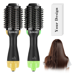 Hot Item Professional Smooth & Voluminous Thermal <b>Brush</b> Soft Bristles Blowout <b>Brush</b> Anti-scald Design Dryer <b>Brush</b> for Home Use - Product Image 1