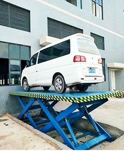 Pengangkat gunting mobil tipe tetap dan stasioner gunting hidrolik pemancung mobil tanah - Product Image 3