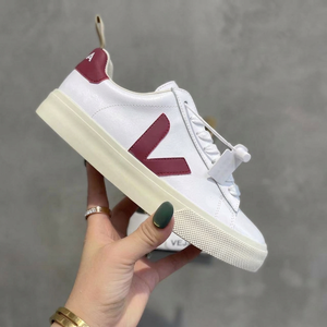 Classic V-Shaped White Plastic Upper Running Sports Casual <b>Shoes</b> Men Women Breathable Lace-Up <b>Soft</b> Sole Fashion Trend Plastic - Product Image 2
