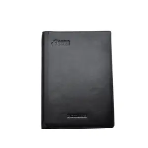 Soft Genuine leather A5 file folder custom portfolio file folder