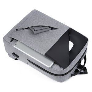 Thời trang công suất lớn nylon không thấm nước máy tính xách tay ngoài trời máy tính xách tay Ba lô túi đi học với USB & Chống trộm tính năng - Product Image 5