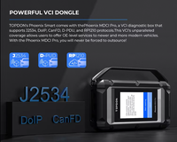TOPDON Phoenix Smart con MDCI Pro equipado con herramientas de diagnóstico de vehículos profesionales J2534 para técnicos de reparación de automóviles