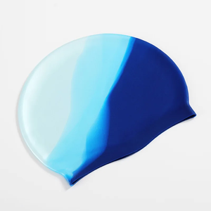 Gorros de Natación de Silicona Elástica <span class=keywords><strong>Impermeable</strong></span> para Mujeres y Hombres, Gorros de <span class=keywords><strong>Piscina</strong></span> Flexibles para Proteger las Orejas y el Cabello para Adultos y Niños - Product Image 4
