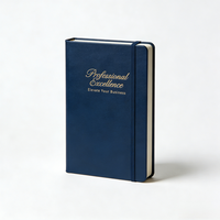 Carnet de notes personnalisable avec impression et estampage à chaud, agenda, journal, carnet d'affaires, couverture rigide en cuir