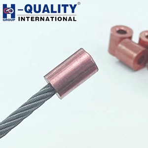 <span class=keywords><strong>Manchon</strong></span> de sertissage en <span class=keywords><strong>cuivre</strong></span> en forme de sablier de 1 mm à 24 mm pour câble et corde métallique - Product Image 4