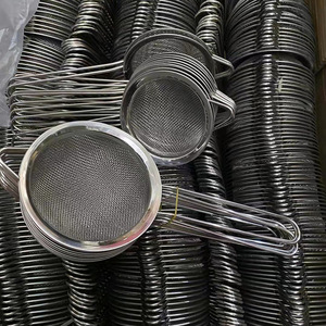 ตัวกรองน้ำมันสแตนเลส 10 ซม. ตะแกรงกรองอาหารสำหรับทำอาหาร - Product Image 1