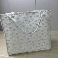 Accessoires de cou blanc bijoux pour perruque de mariage paquet de mousseline cordon de serrage dentelle sac de poche
