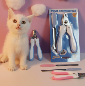Coupe-ongles pour animaux de compagnie en acier inoxydable, coupe-ongles pour chiens et chats avec lime pour le soin quotidien des pattes - Product Image 2