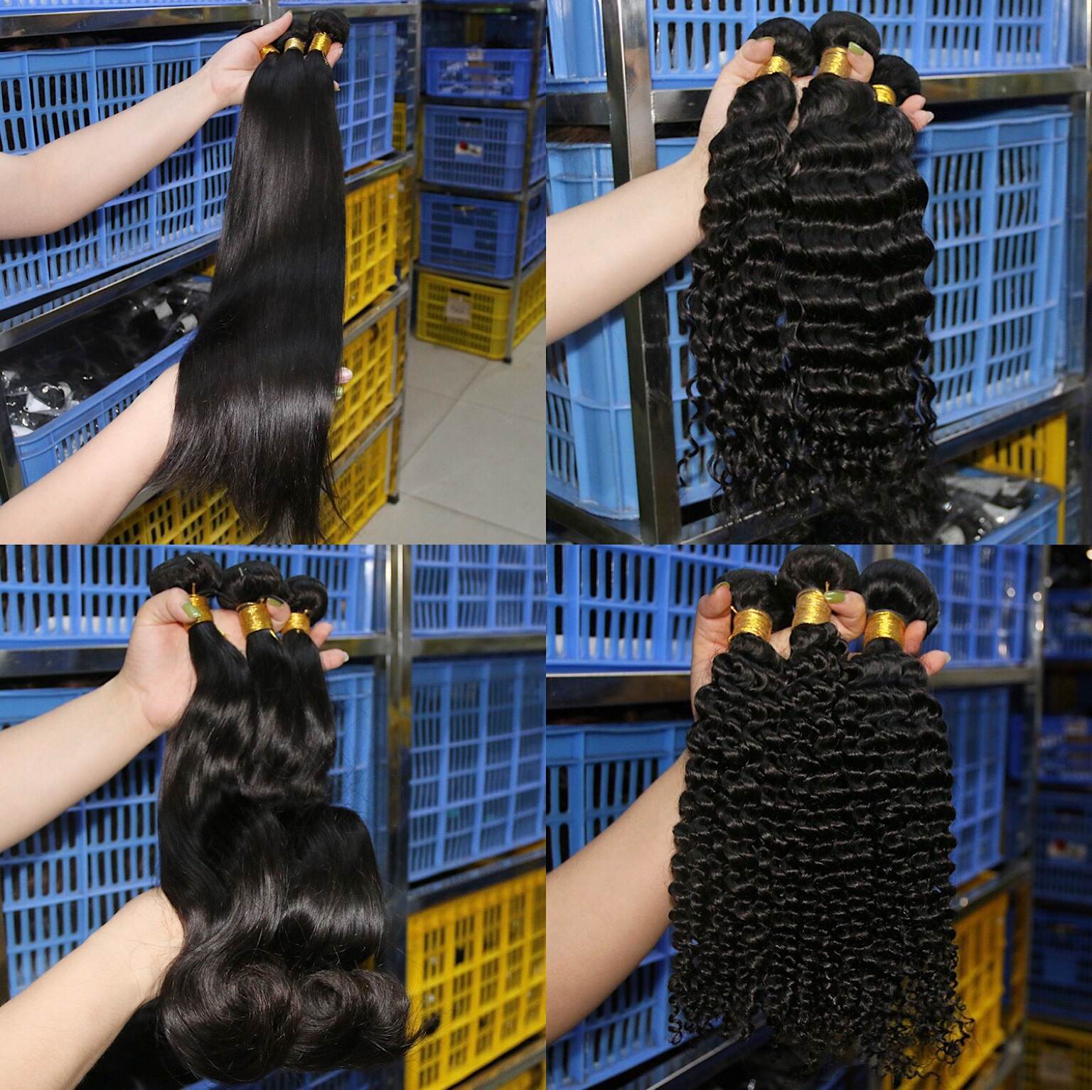 Vietnamiens crus Birman Cheveux Non Transformés Vierge Naturelle Droite et Ondulés Cheveux Vendeurs Vietnamiens