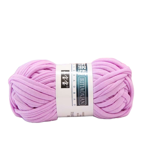 Bandes de tissu en polyester 100% haute ténacité pour le tricot, fils, crochets, tapis pour poupées, couvertures, crochets à crochet, matériaux de bricolage, faits <span class=keywords><strong>maison</strong></span>, grossiers - Product Image 1