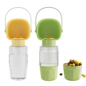Bouteille d'eau portable pour chien, distributeur d'eau anti-fuite, distributeur de nourriture pour animaux de compagnie pour la randonnée en plein air et les promenades quotidiennes - Product Image 1