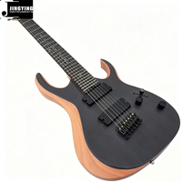 Jingying 2025 Factory Wholesale High-end Professional 7-string Slanted-fret Electric Guitars String Instruments