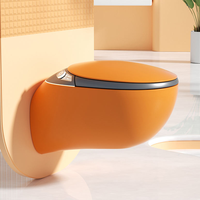 Modern Bathroom Automatic Commode Inodoros Wc Toilet Bowl Auto Water Closet Smart Ceramic Uv Egg Shape Wall Hung Bidet Toilet