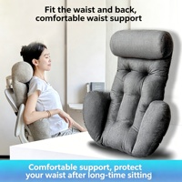 Nouvel Oreiller Ergonomique Tout-en-un 2026 pour Soutien Cervical et Lombaire, Coussin de Dos Complet pour Chaise de Bureau et Siège de Voiture
