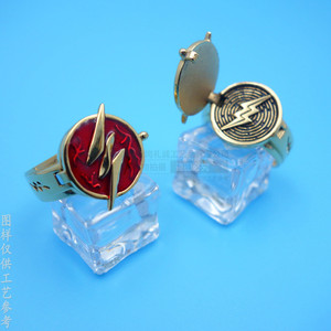 Anillo Atreides, Diseño de Águila en Oro Antiguo y Níquel Negro, Joyería Masculina, Regalo Coleccionable - Product Image 4