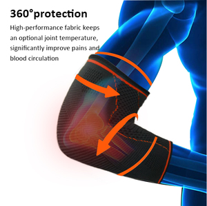 Penjepit siku nyaman dapat diatur untuk kebugaran lengan penyangga kompresi lembut untuk perawatan tenis Tendonitis & siku Golf - Product Image 3
