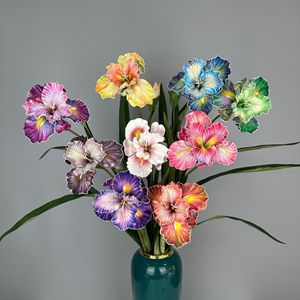 Mùa Bất Cảm Ứng Iris Duy Nhất EVA Hoa Nhân Tạo Bất Cảm Ứng Cho Nhà Bảng Trang Trí Đám Cưới Faux Hoa - Product Image 2