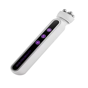 Rouleau de massage facial EMS pour usage domestique, machine de massage électrique chauffante pour le visage, anti-âge, rotation à 360 degrés - Product Image 4