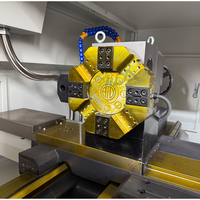 Tour à lit plat CNC KASEN CK6180 avec système Fanuc Siemens, tour CNC automatique pour métaux avec tige de travail.
