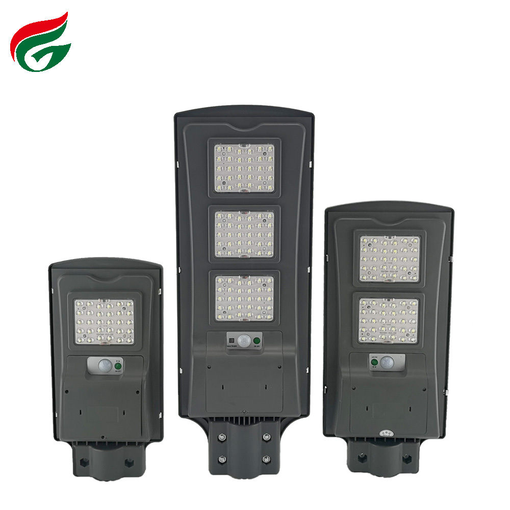 Sistema Solar Ip65 impermeable integración lámpara de calle Dimmable de Control remoto de al aire libre todo en una calle Solar llevó la luz