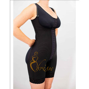 Faja Moldeadora <span class=keywords><strong>de</strong></span> Cuerpo Completo hasta Medio Muslo con Varillas, Alta Compresión, con Broches en el Busto, para Adelgazar Después del Parto - Product Image 3